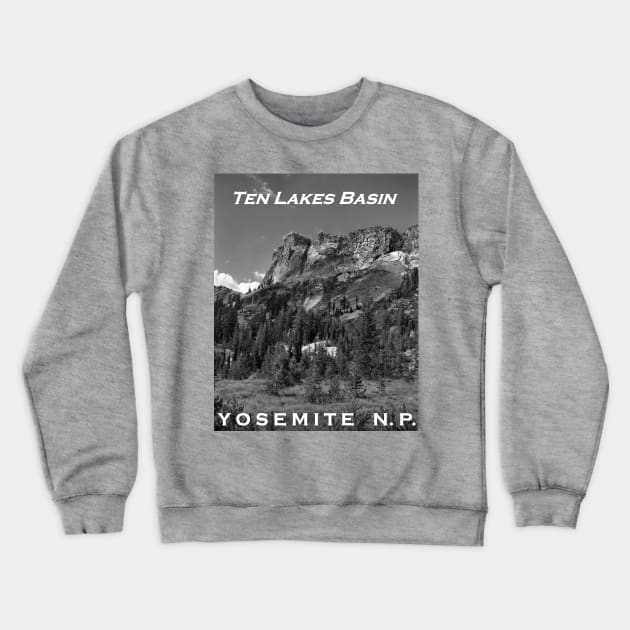 Ten Lakes Basin - Yosemite N.P. Crewneck Sweatshirt by rodneyj46